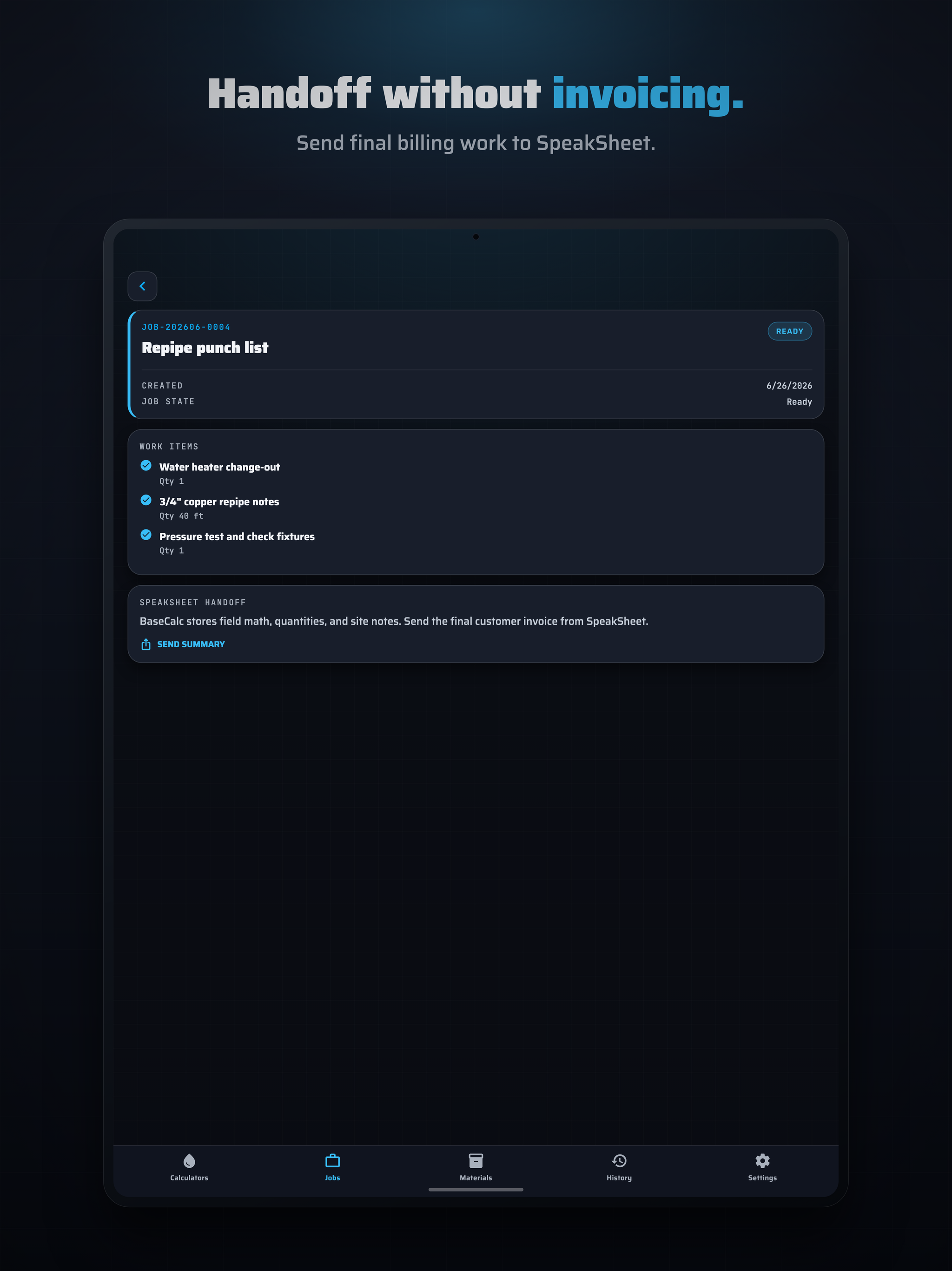BaseCalc Plumbing Calculator screenshot 11