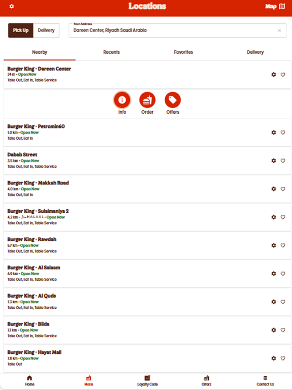 Burger King KSA iPad screenshot 4