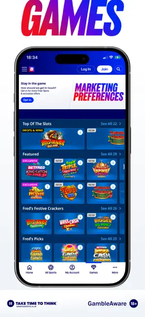 Betfred Sports, Casino & Games iPhone screenshot 5