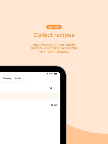 Zava: Recipes & Meal Planner iPad screenshot