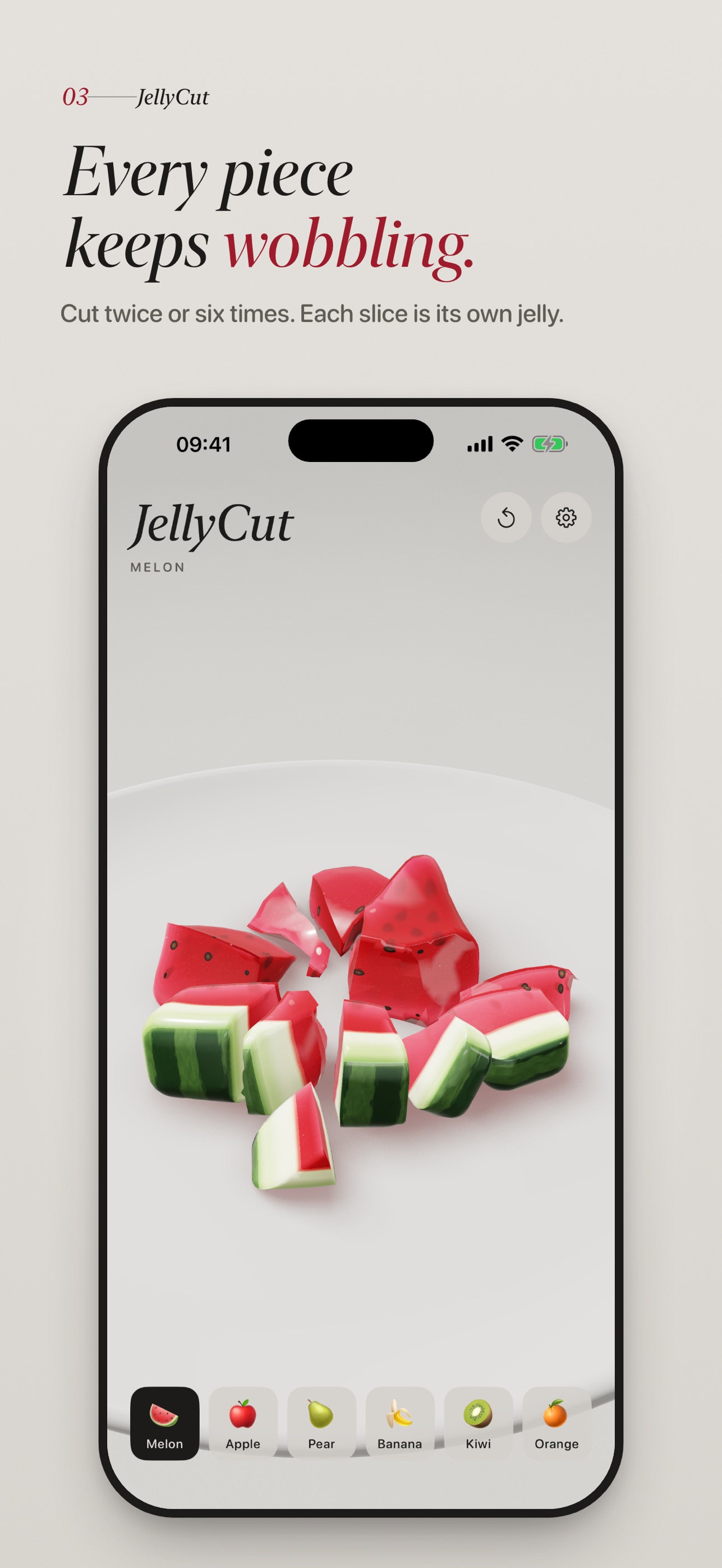 Screenshot 3 of JellyCut: Wobbly Fruit