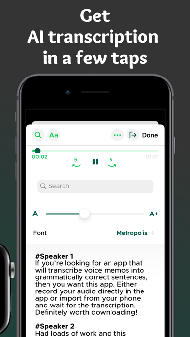 Transcribe Voice Notes to Text Screenshot