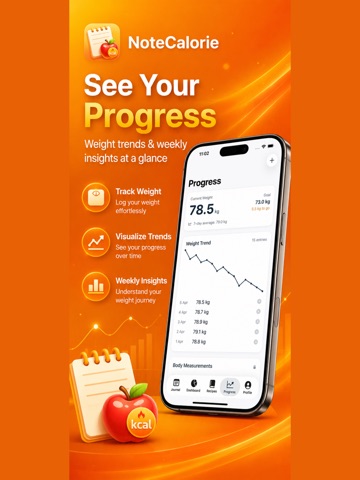Calorie Counter: NoteCalorie iPad screenshot
