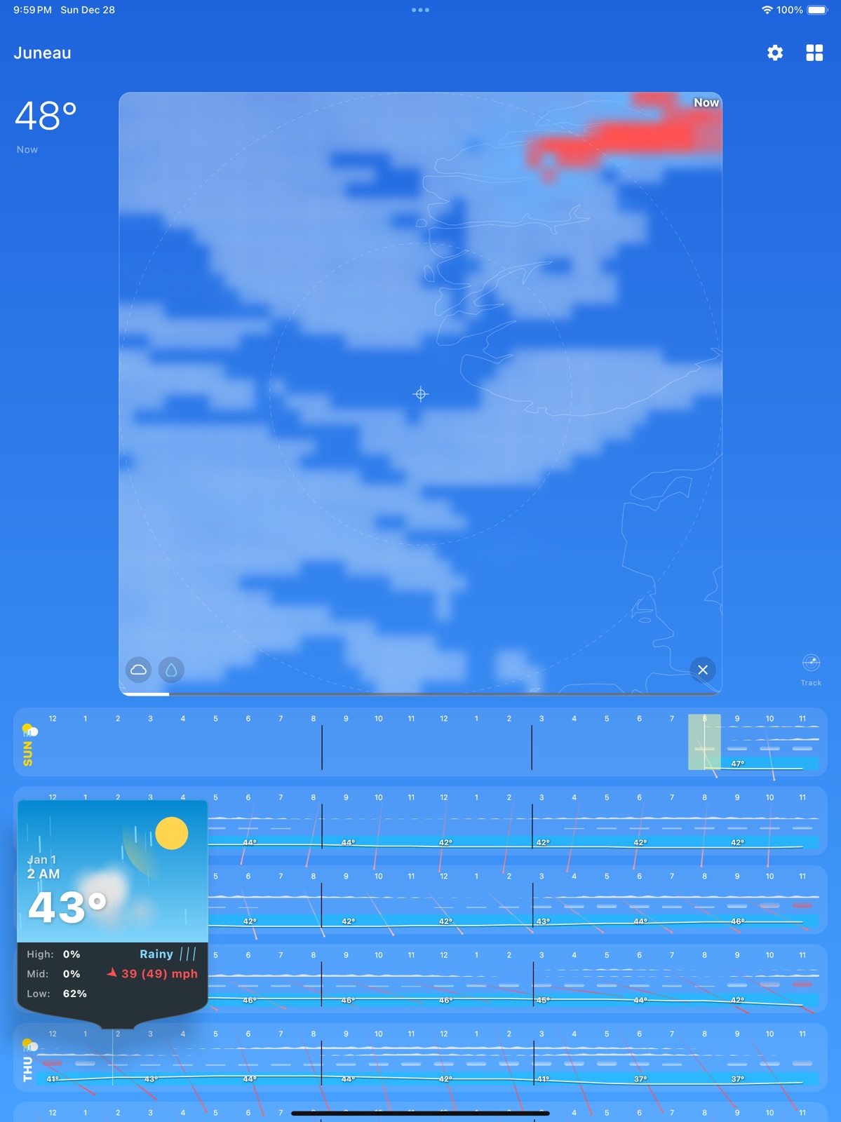 Visual Weather ipad screenshot 2