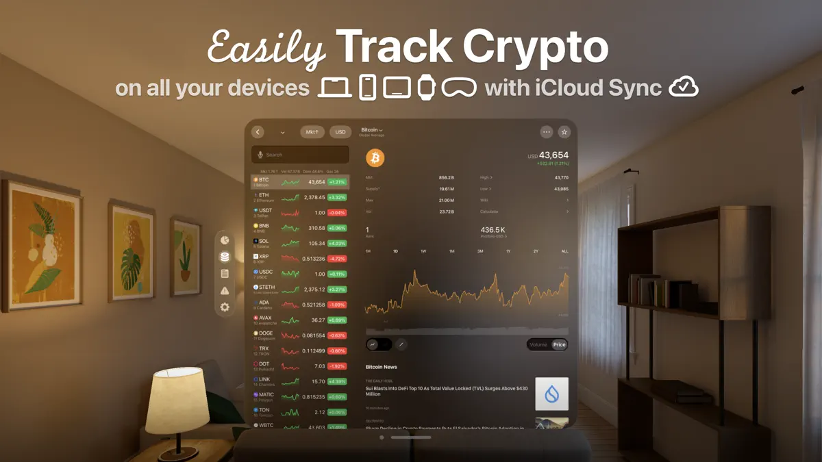 Crypto Pro: Live Coin Tracker screenshot 1