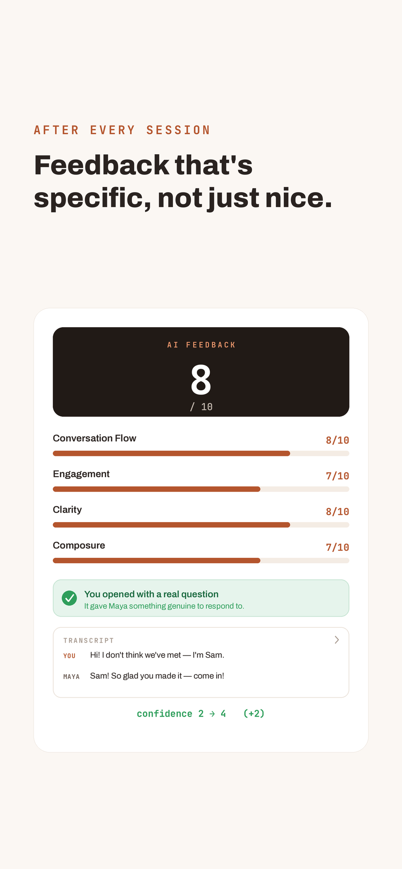 Rehearse: AI Confidence Coach screenshot 5