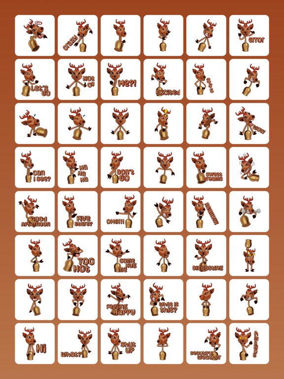 Screenshot #6 pour Bam Bam Golden Deer Stickers
