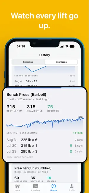 Beast: Workout Tracker Gym Log screenshot 2