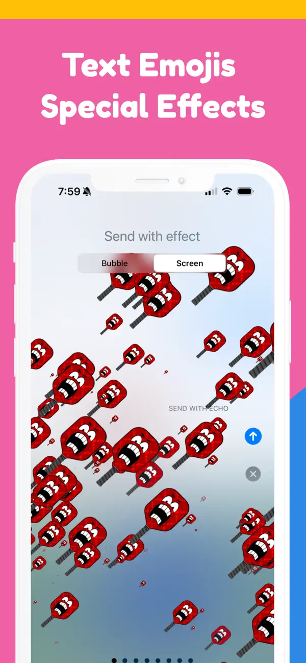 Screenshot #2 pour Pickleball Emojis Fun