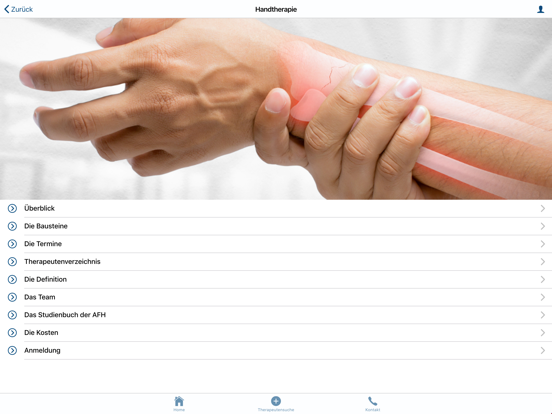 Handakademie iPad screenshot