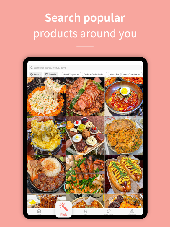 DELIVERY K iPad screenshot 7 - Lifestyle app