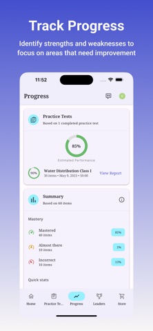 WPI Exam Prep iPhone screenshot