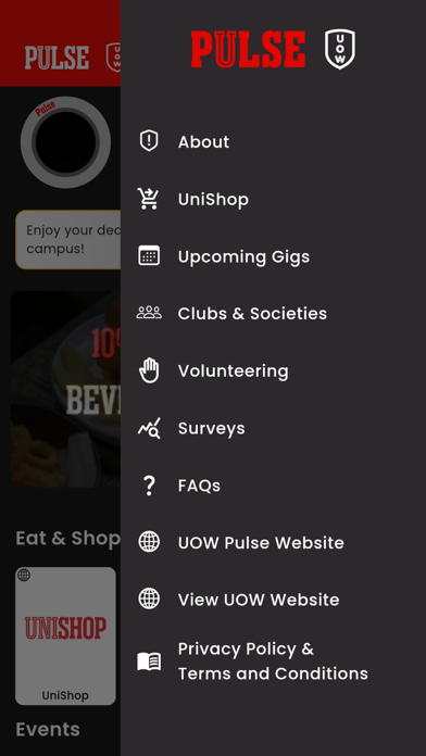 UOW PULSE LTD Screenshot