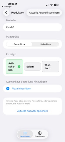 Pizza Order Helper screenshot