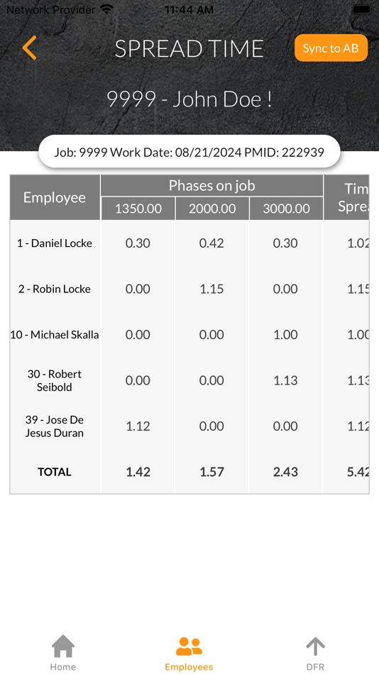 #4. Kana AB Timekeeping (iOS) Av: Accubuild IT, LLC