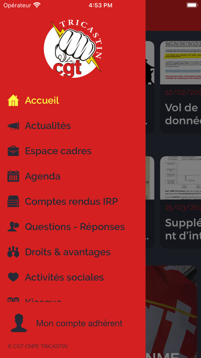 CGT EDF TRICASTIN Screenshot