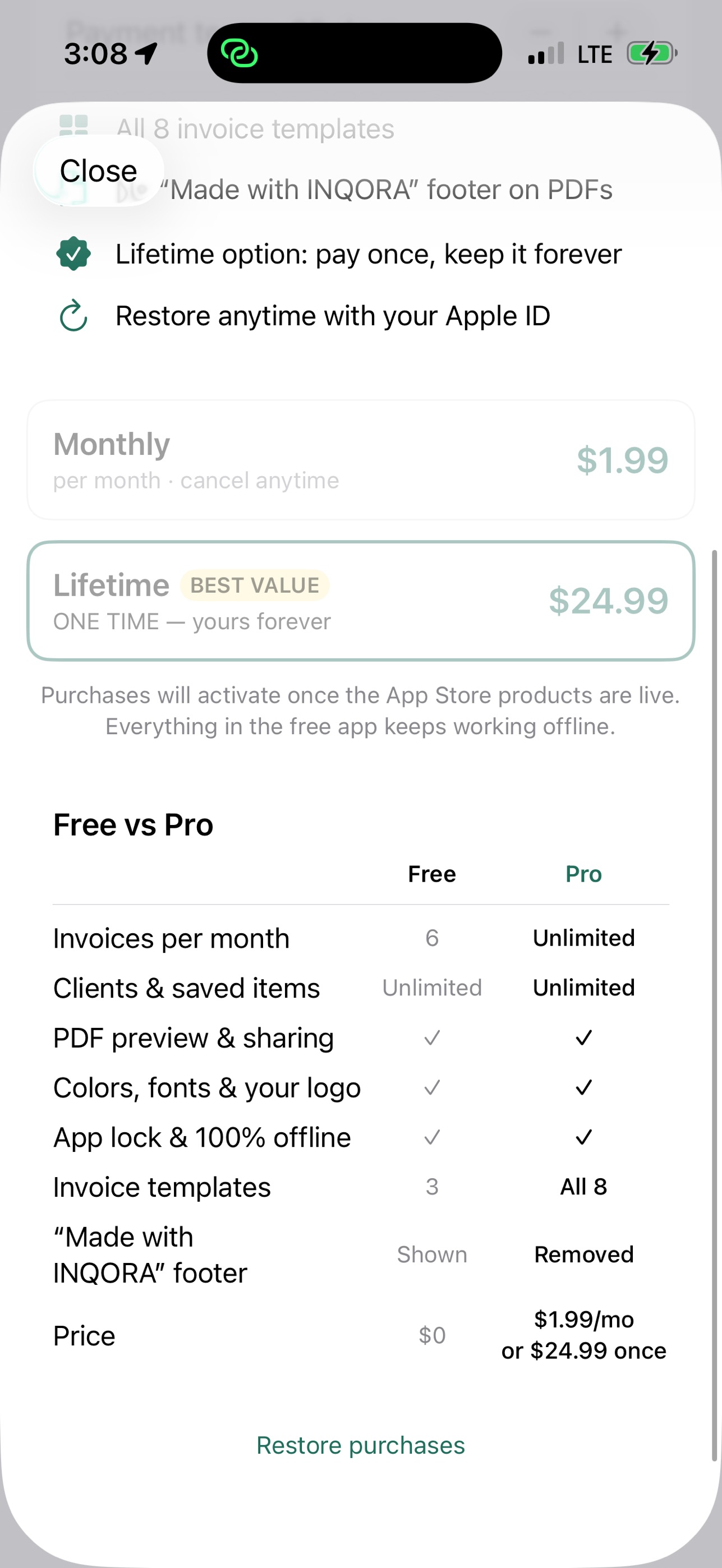 Screenshot 8 of INQORA – Easy Invoice & PDF