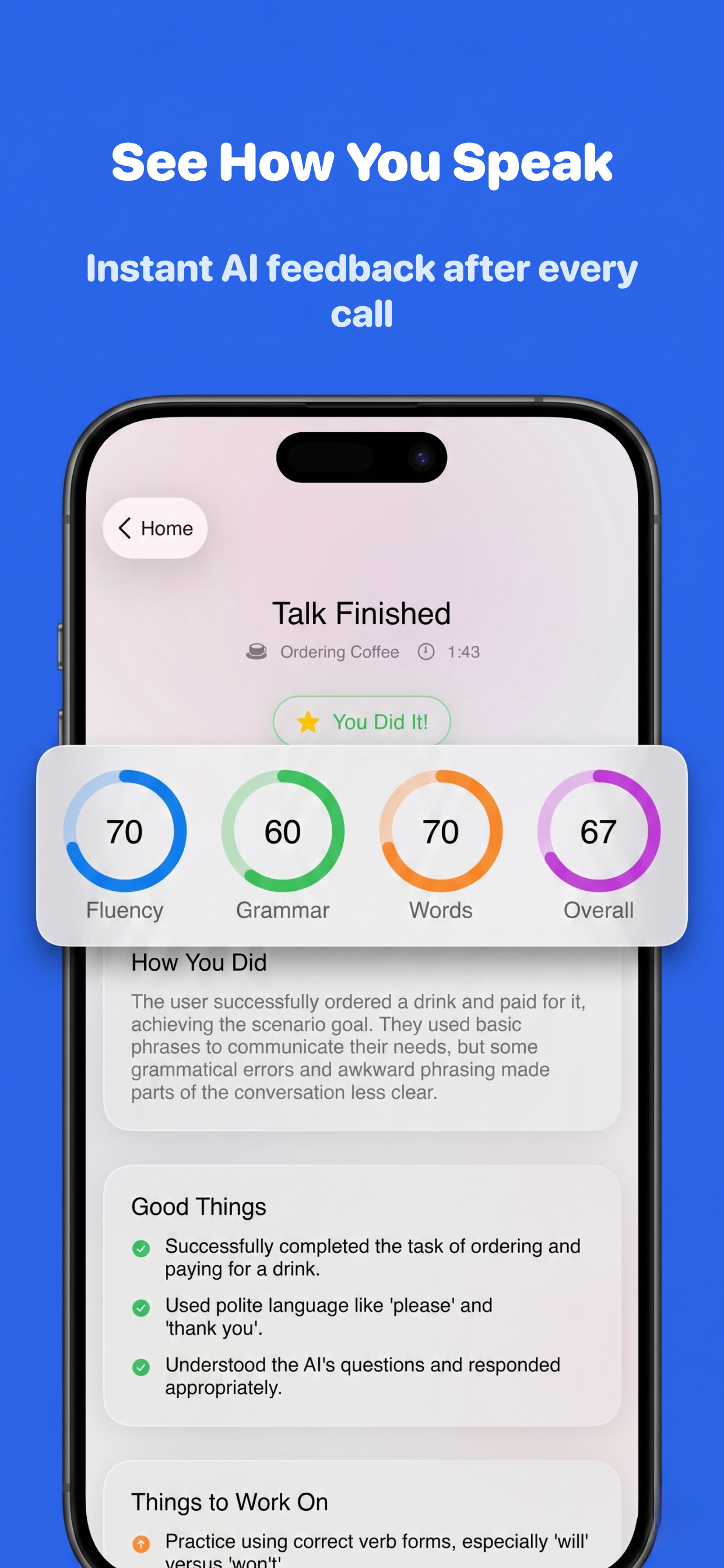 Flunio: Learn English with AI screenshot 5