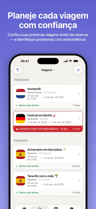 Schengen Calculator 90/180 screenshot 3 of 6