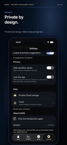 Physical Gold Inventory – Kara iPhone screenshot