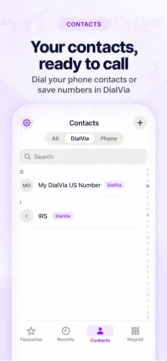 DialVia: International Calls screenshot 2