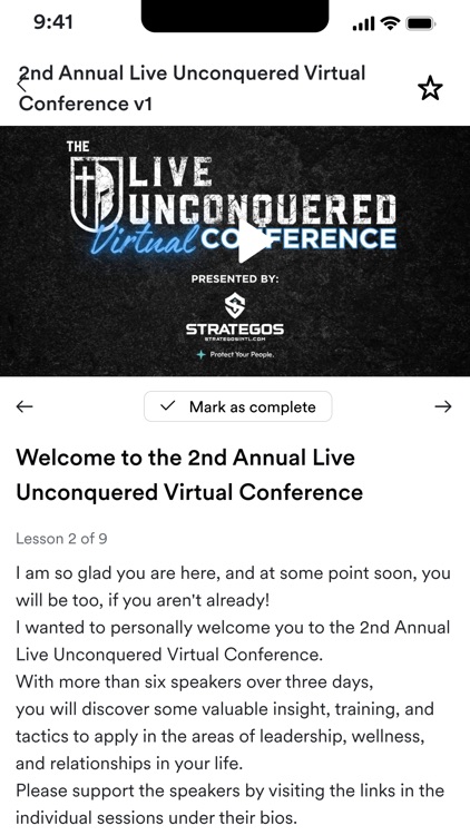 Live Unconquered Training