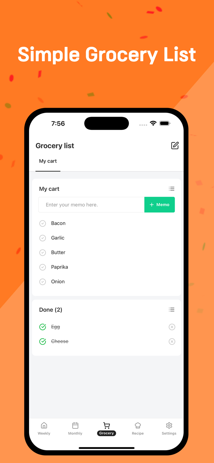 Meal Planner - Food Diary