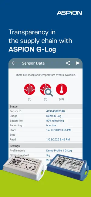 ASPION G-Log Data logger screenshot 3