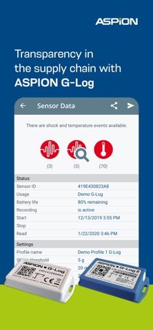 ASPION G-Log Data logger Screenshot 3 of 10