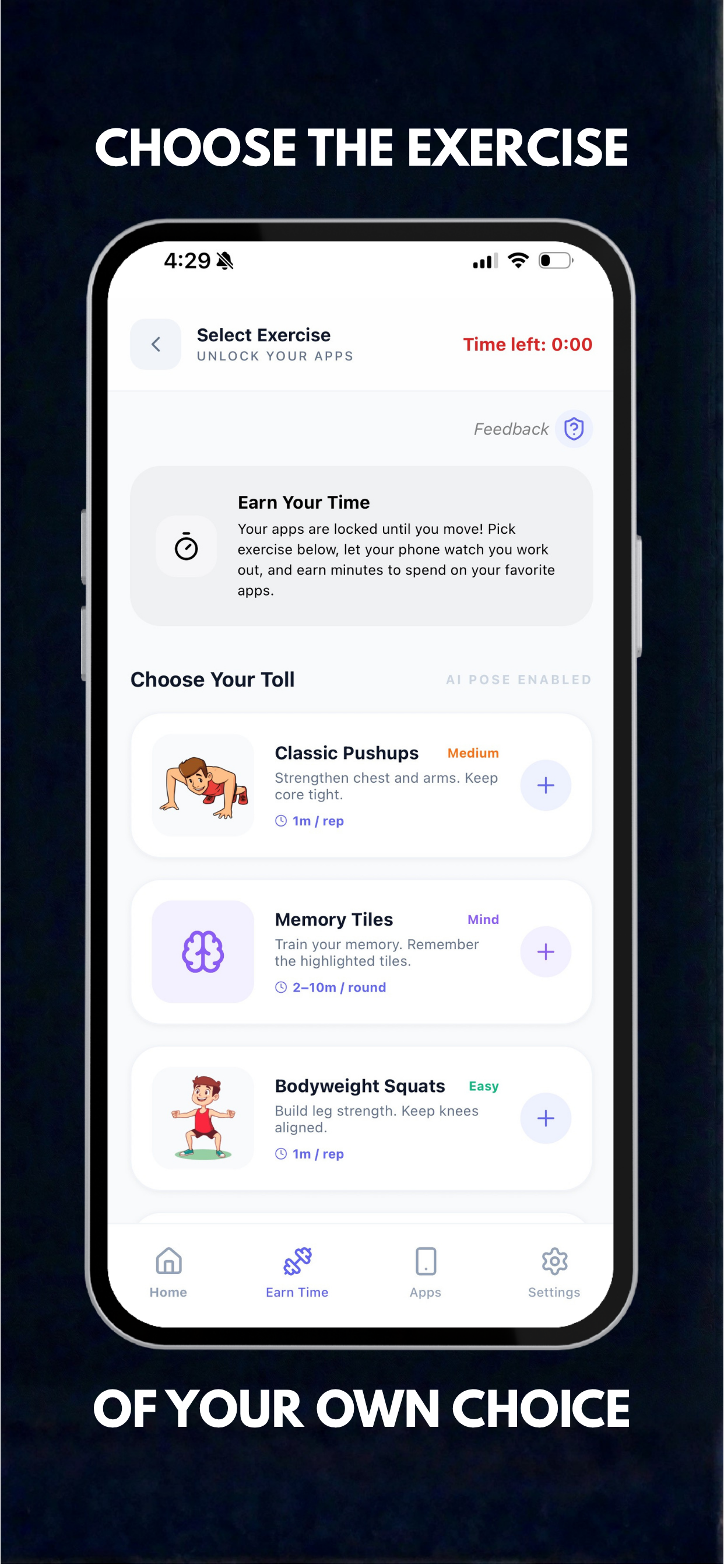 ScrollToll : Screen-Time Gym