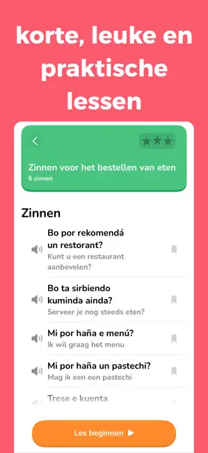 Lora - Leer Papiaments iPhone screenshot 3