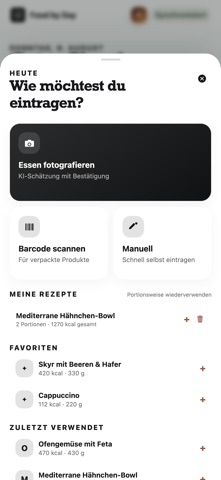 Food by Day iPhone screenshot