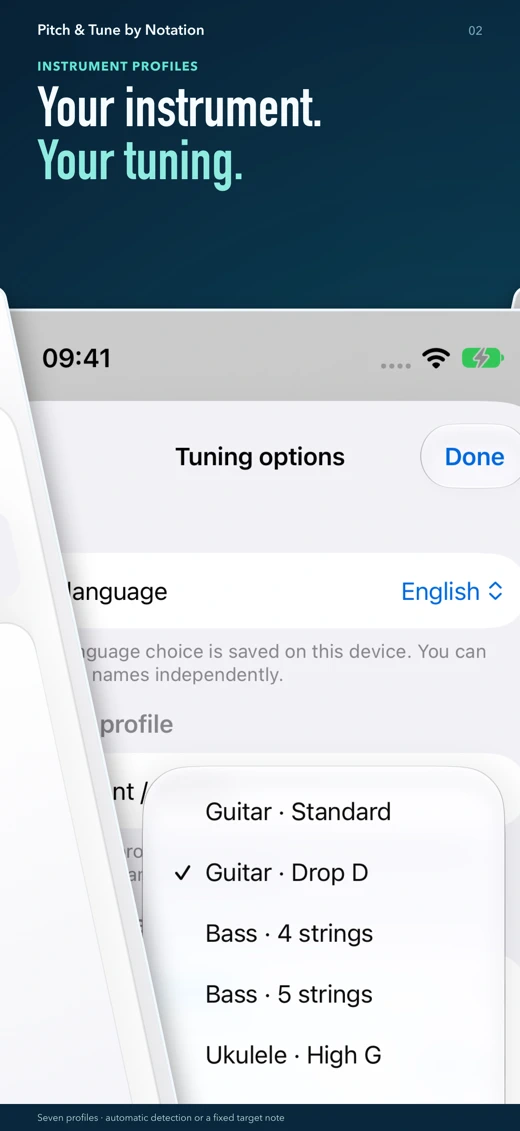 Pitch & Tune by Notation search result