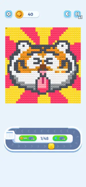 Jewel Loop Sort: Pixel screenshot 2