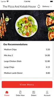 the pizza and kebab house iphone screenshot 2