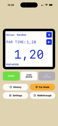 ShotTimer Pro - Shooting Timer Screenshot 4 of 5