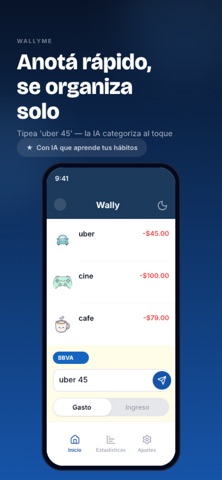 wallyme screenshot