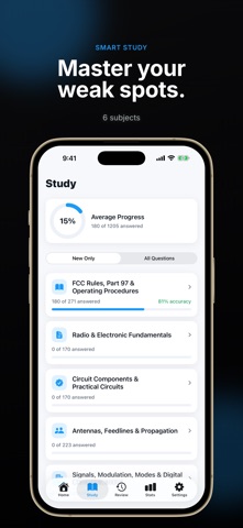 Ham Radio Prep: FCC Exam iPhone screenshot