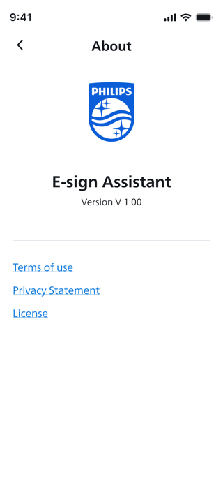 Philips eSign Assistant Screenshot 8 of 8