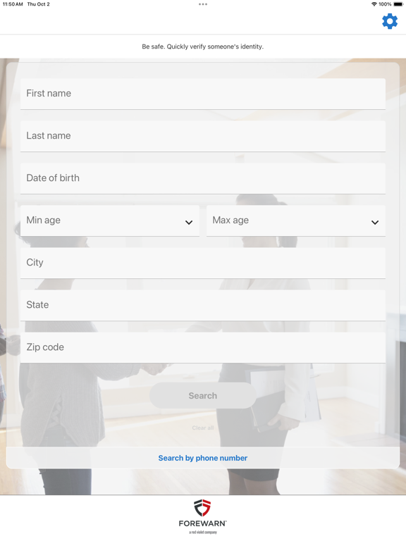 FOREWARN iPad screenshot 3 - Business app
