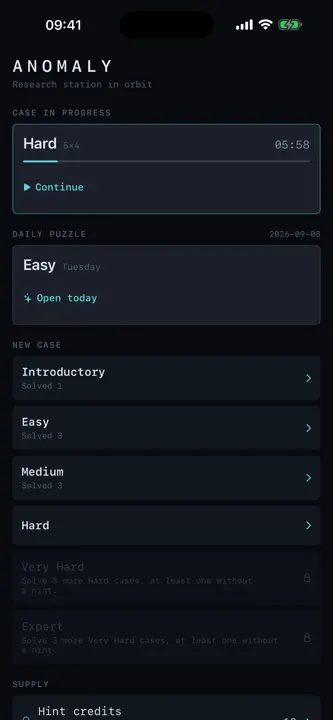 Anomaly: Logic Puzzles screenshot 3