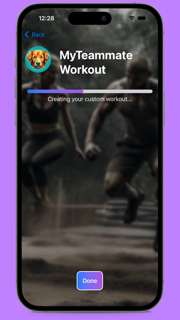 MyTeammate Workout Creator