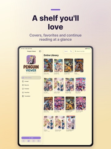 Penguin Viewer: Manga Reader ipad screenshot 3