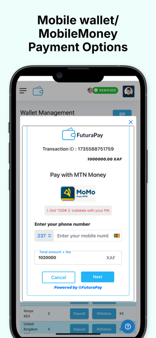 FuturaPay Screenshot 7 of 10