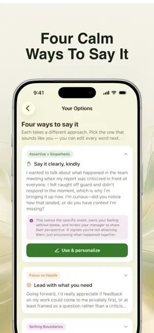 CalmlyReply screenshot 4
