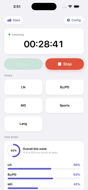 Cadence: Weekly Goals screenshot 3