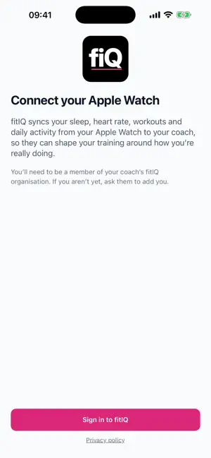 fitIQ screenshot 2