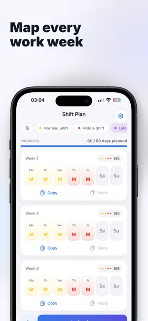 Shift Work Planner: Shiftara screenshot 3