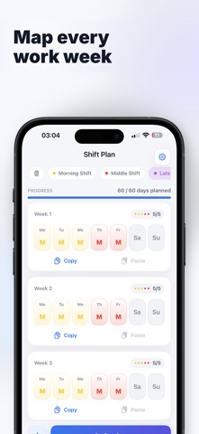 Shift Work Planner: Shiftara Screenshot 3 of 5