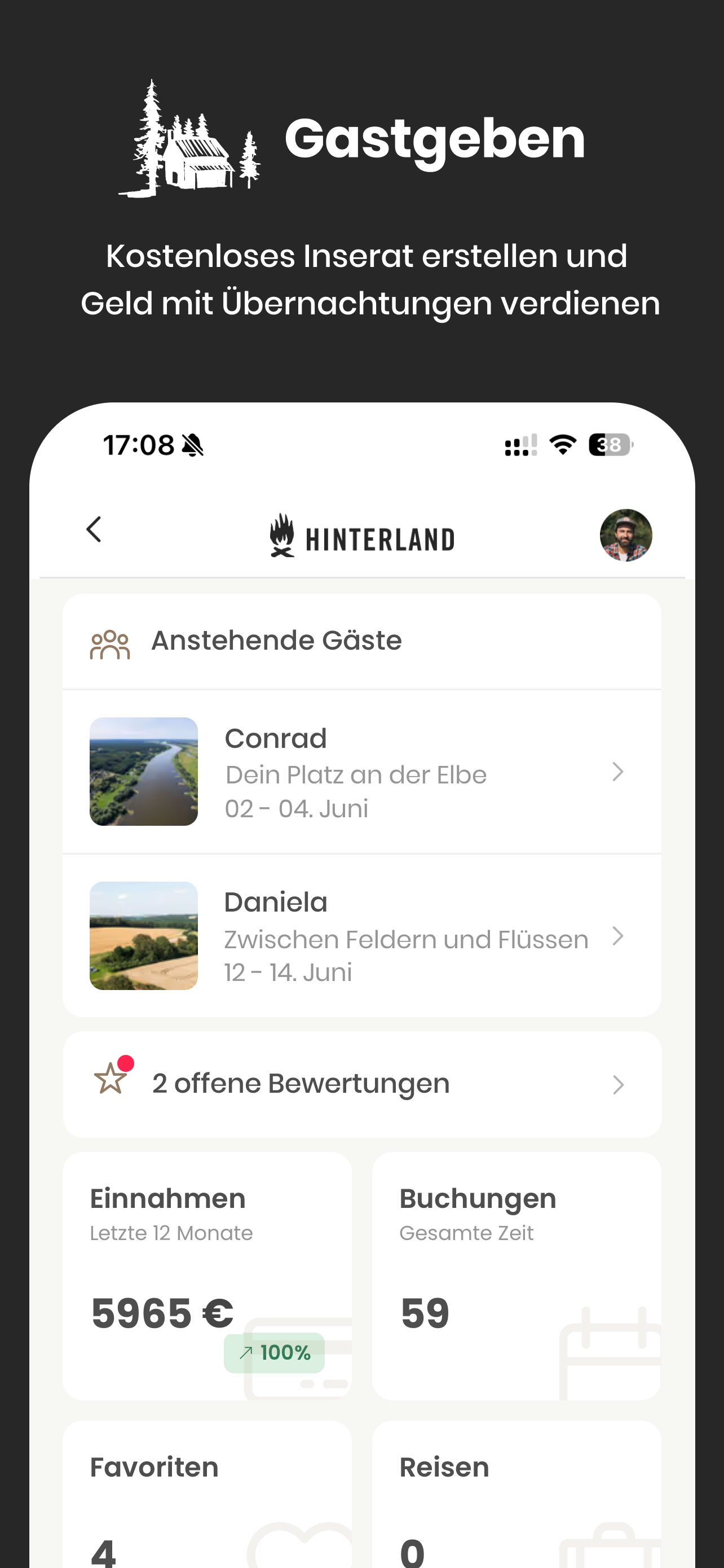 HINTERLAND: Camping & Cabins screenshot 8